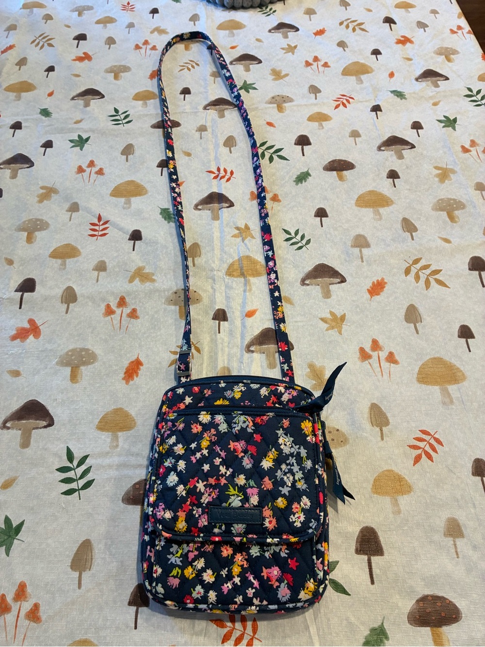 Vera Bradley Navy Multicolor Floral Crossbody